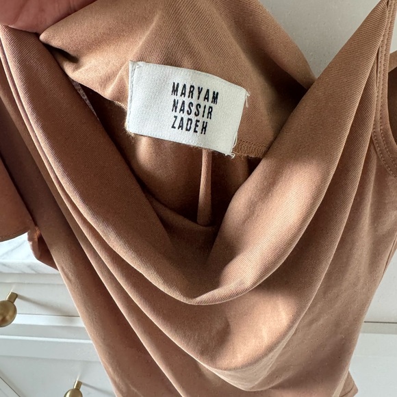 Maryam Nassir Zadeh Tan Top - Picture 4 of 5